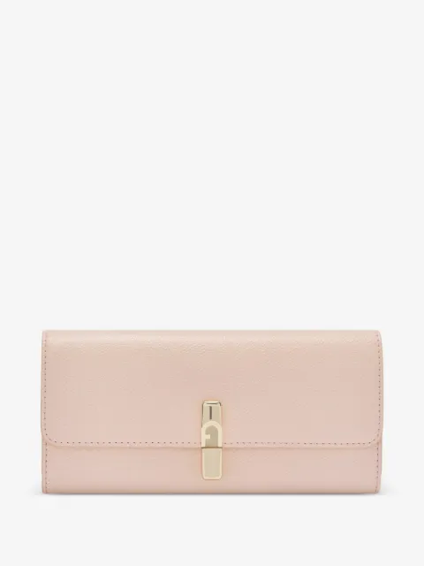 Furla XL Iride textured flap continental wallet