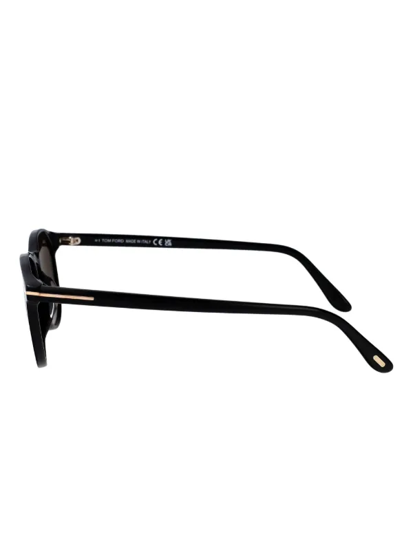 TOM FORD Eyewear Holt ラウンドフレーム サングラス | ブラック