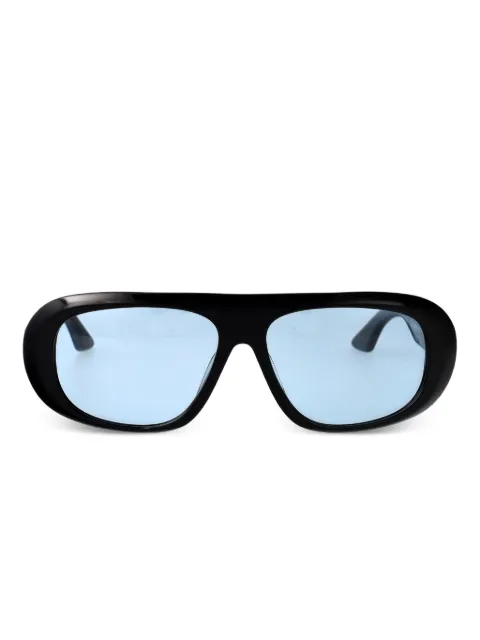 GCDS Sonnenbrille mit ovalem Gestell