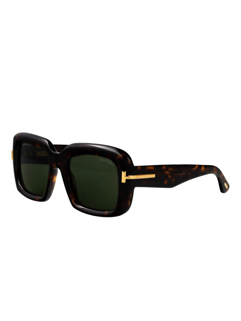 TOM FORD Eyewear Zonnebril met vierkant montuur Bruin