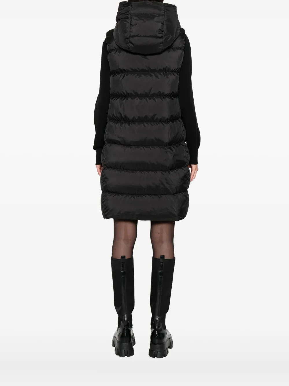 Peuterey Hooded Gilet In Black