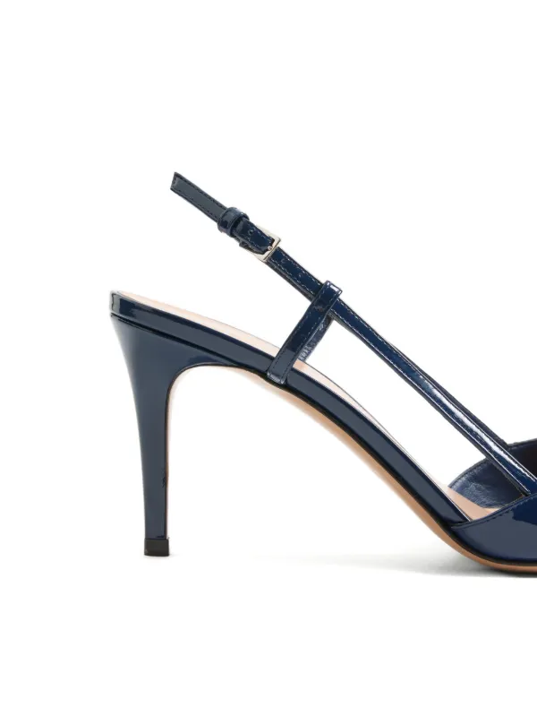Valentino Garavani Vロゴ シグネチャー エナメルレザーパンプス