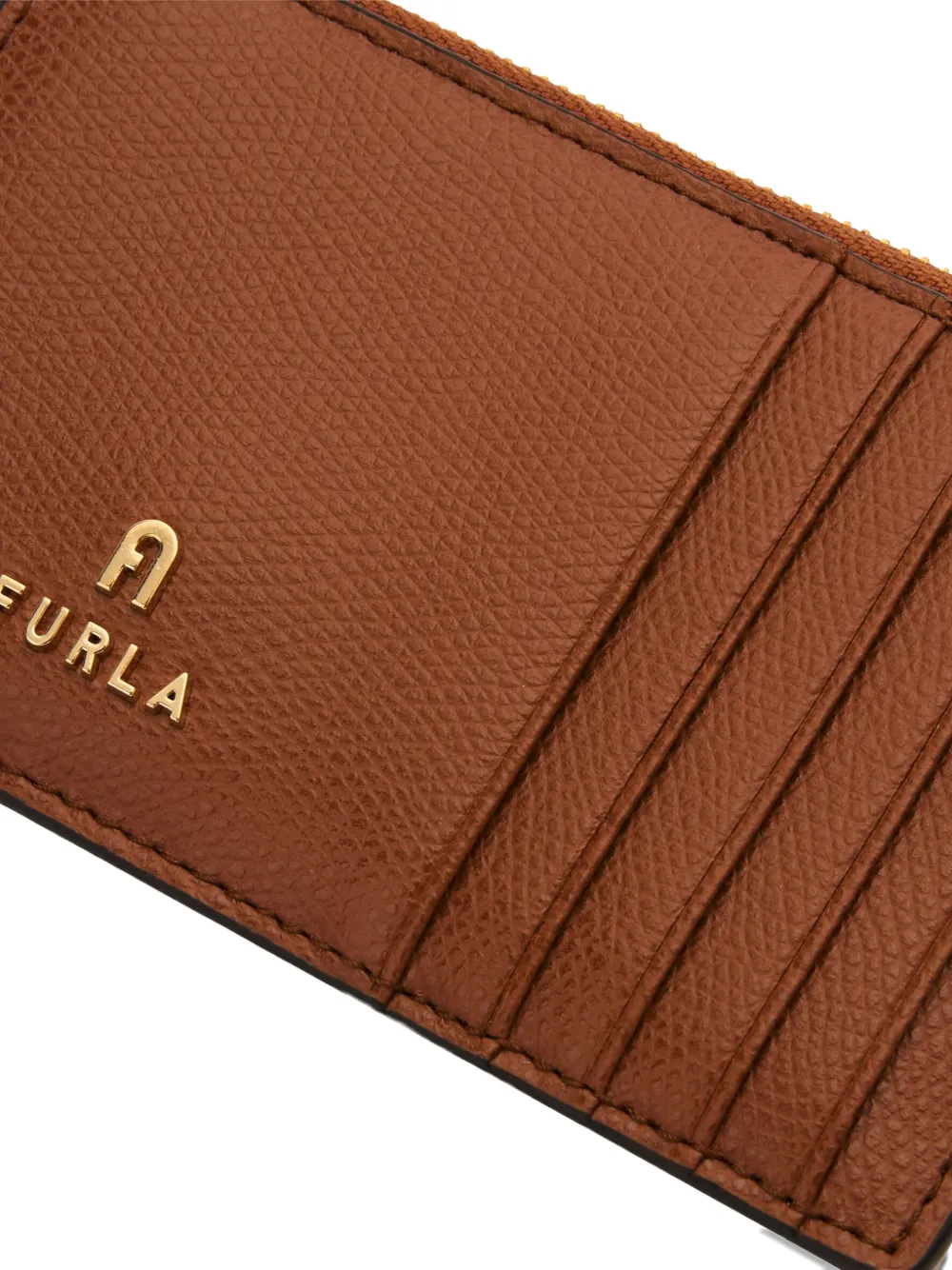 Furla Camelia portemonnee met logo Bruin