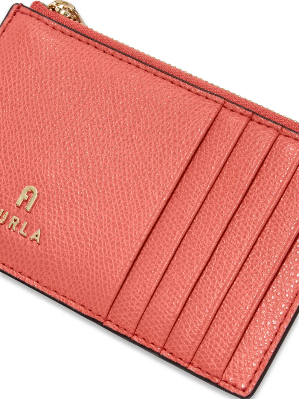 Furla Camelia leren pasjeshouder Roze