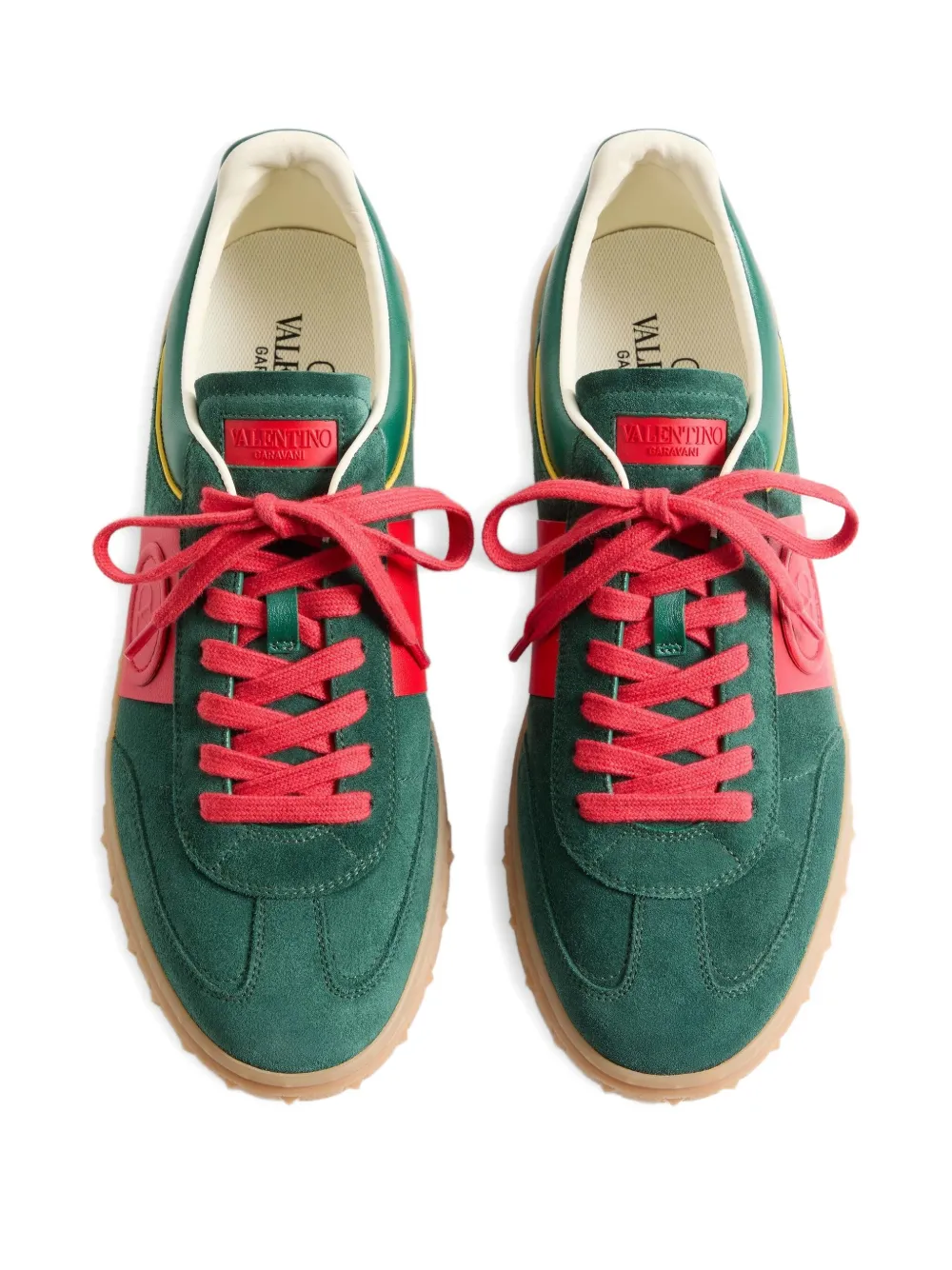 Valentino Garavani UpVillage suède sneakers Groen