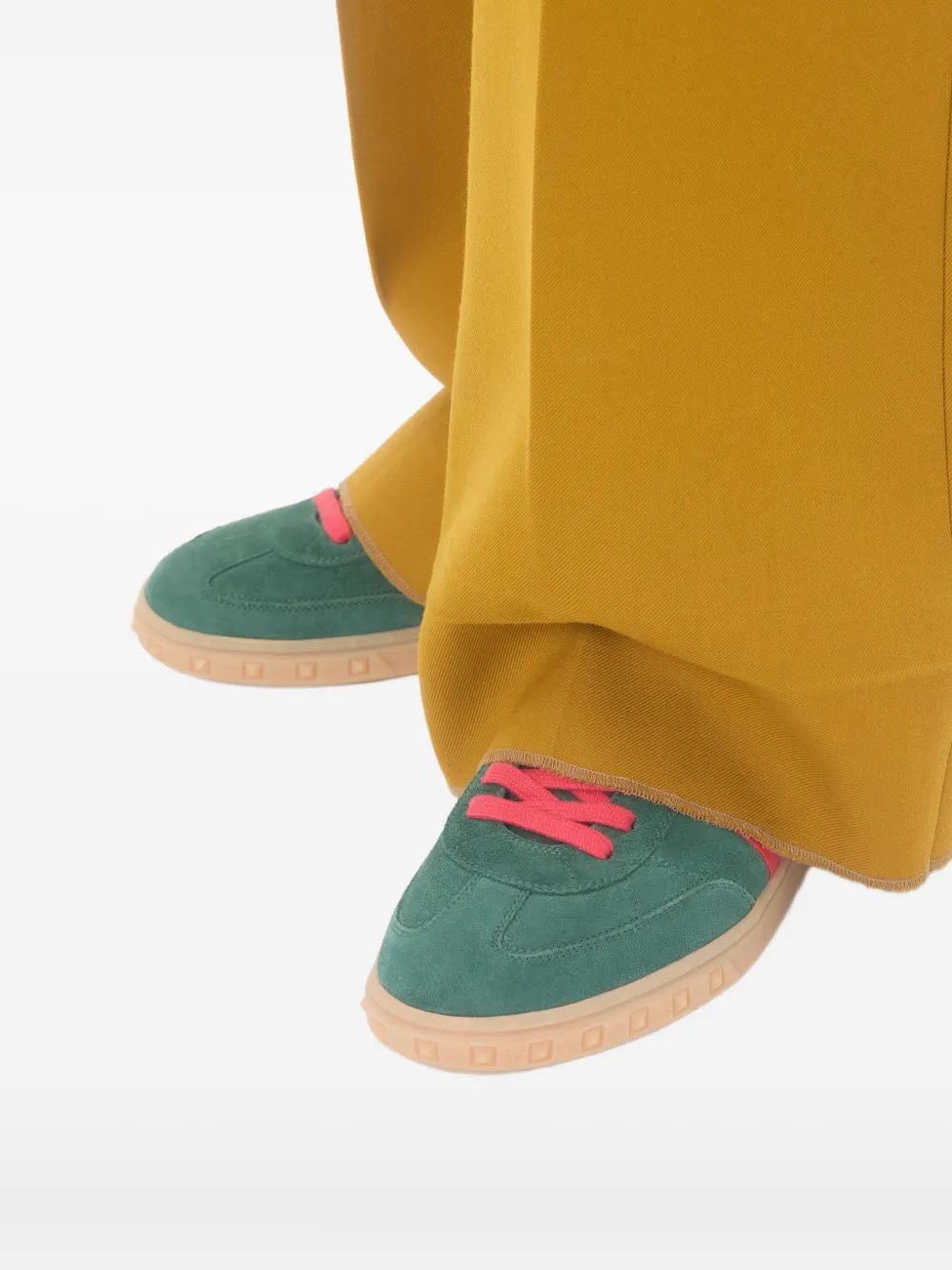 Valentino Garavani UpVillage suède sneakers Groen