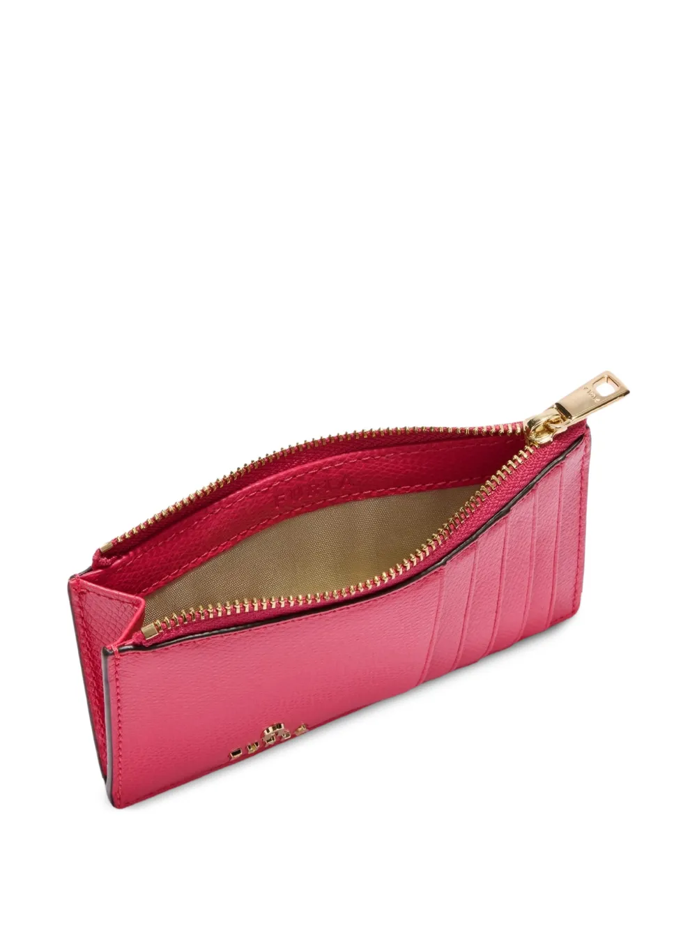 Furla Camelia leren pasjeshouder Roze
