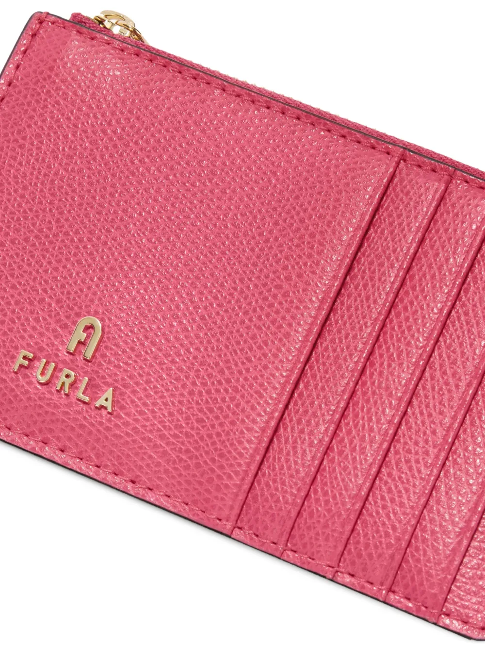 Furla Camelia leren pasjeshouder Roze