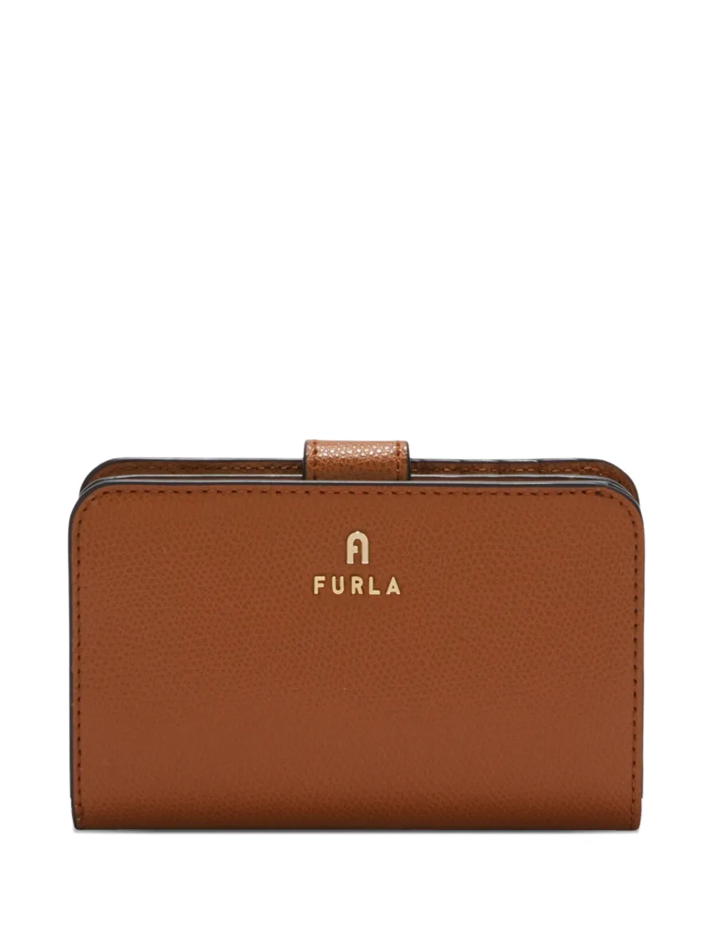Furla Portafoglio compatto Camelia in pelle - Marrone