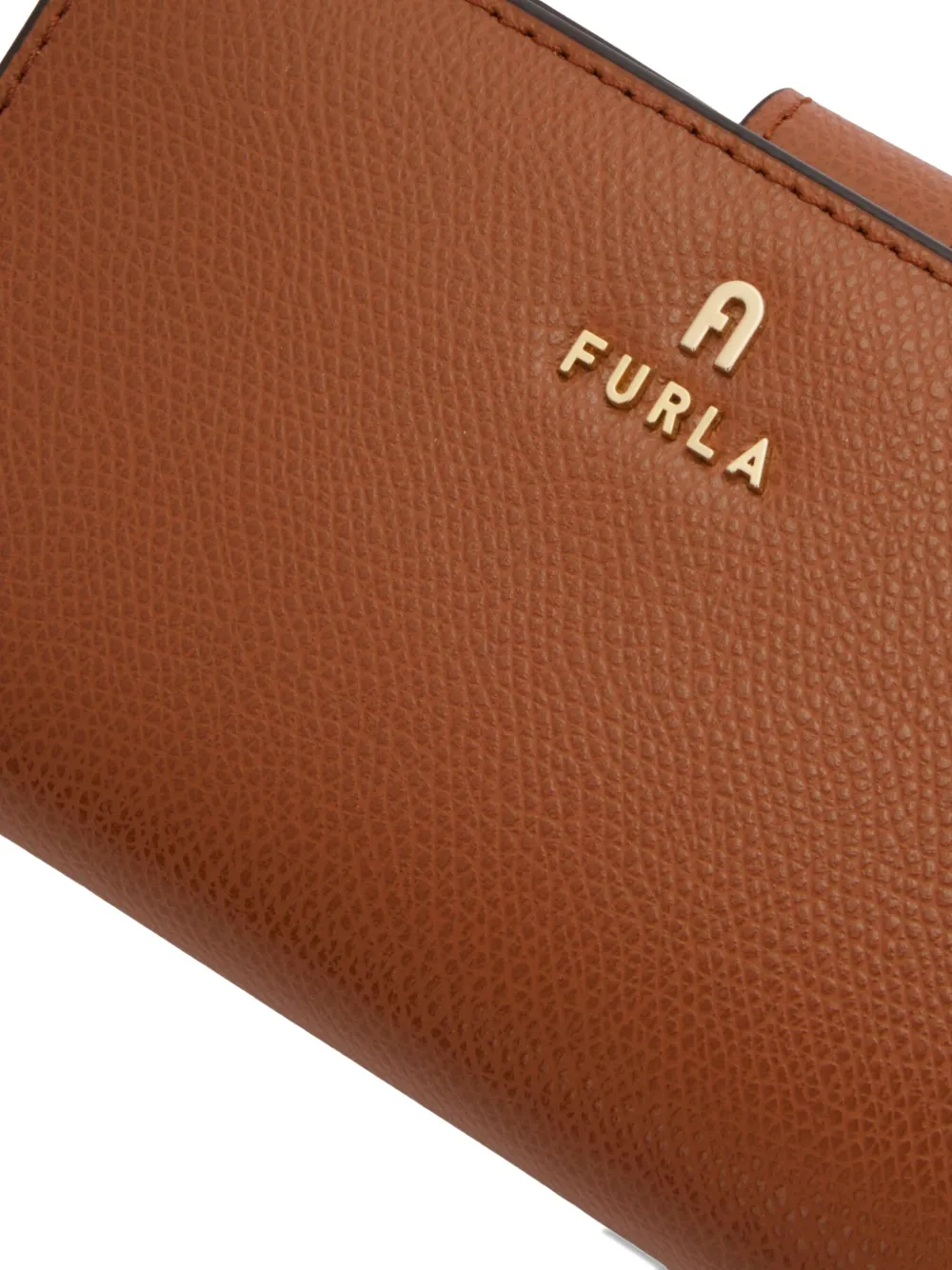 Furla Camelia Compact leren portemonnee Bruin