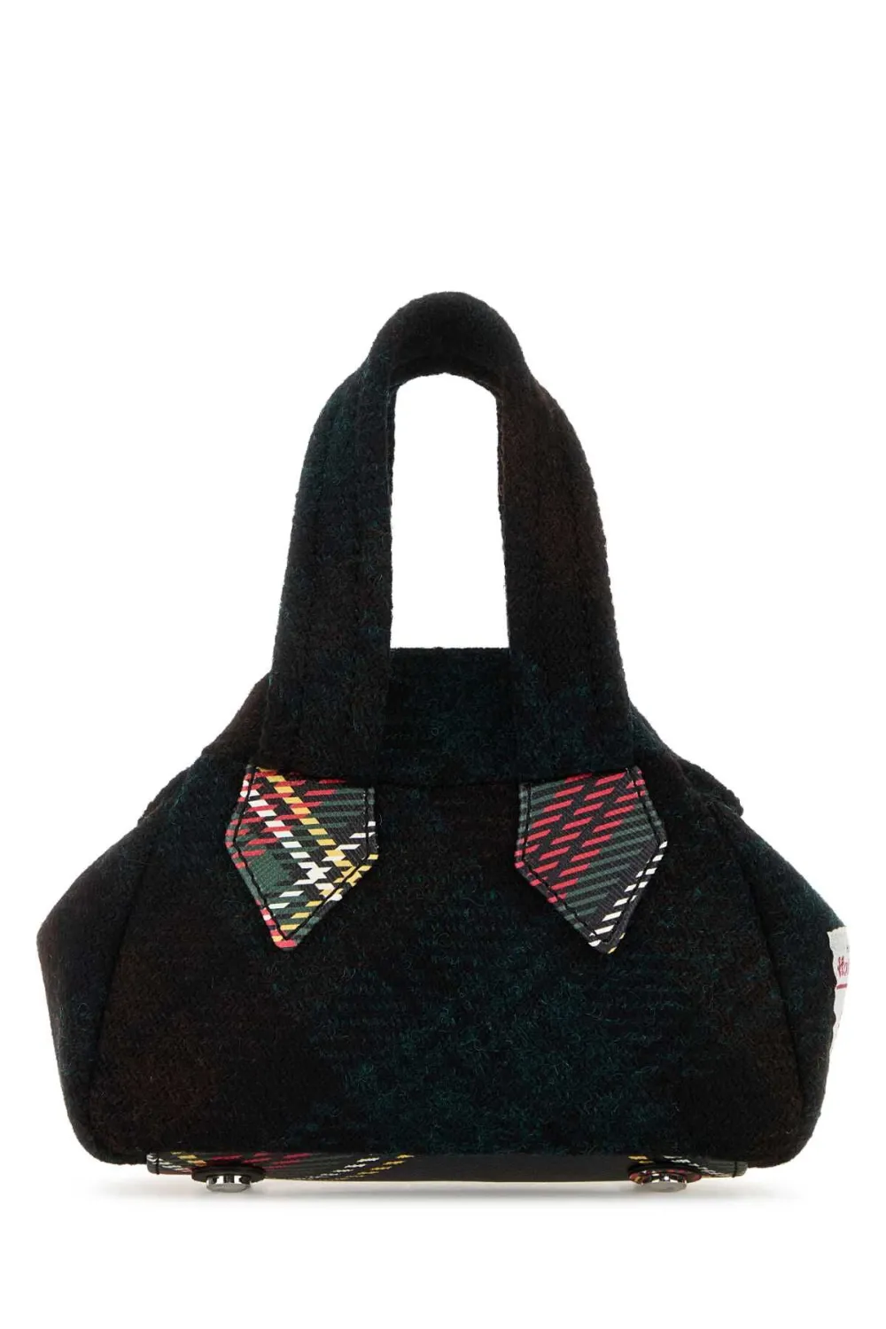 Vivienne Westwood Yasmine mini-shopper met borduurwerk - Zwart