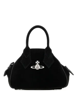 Vivienne Westwood Orb-plaque Leather Tote Bag | Black | FARFETCH