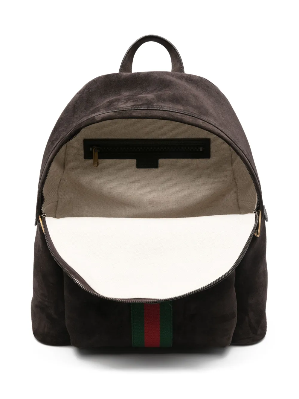 Gucci Ophidia suède rugzak Bruin