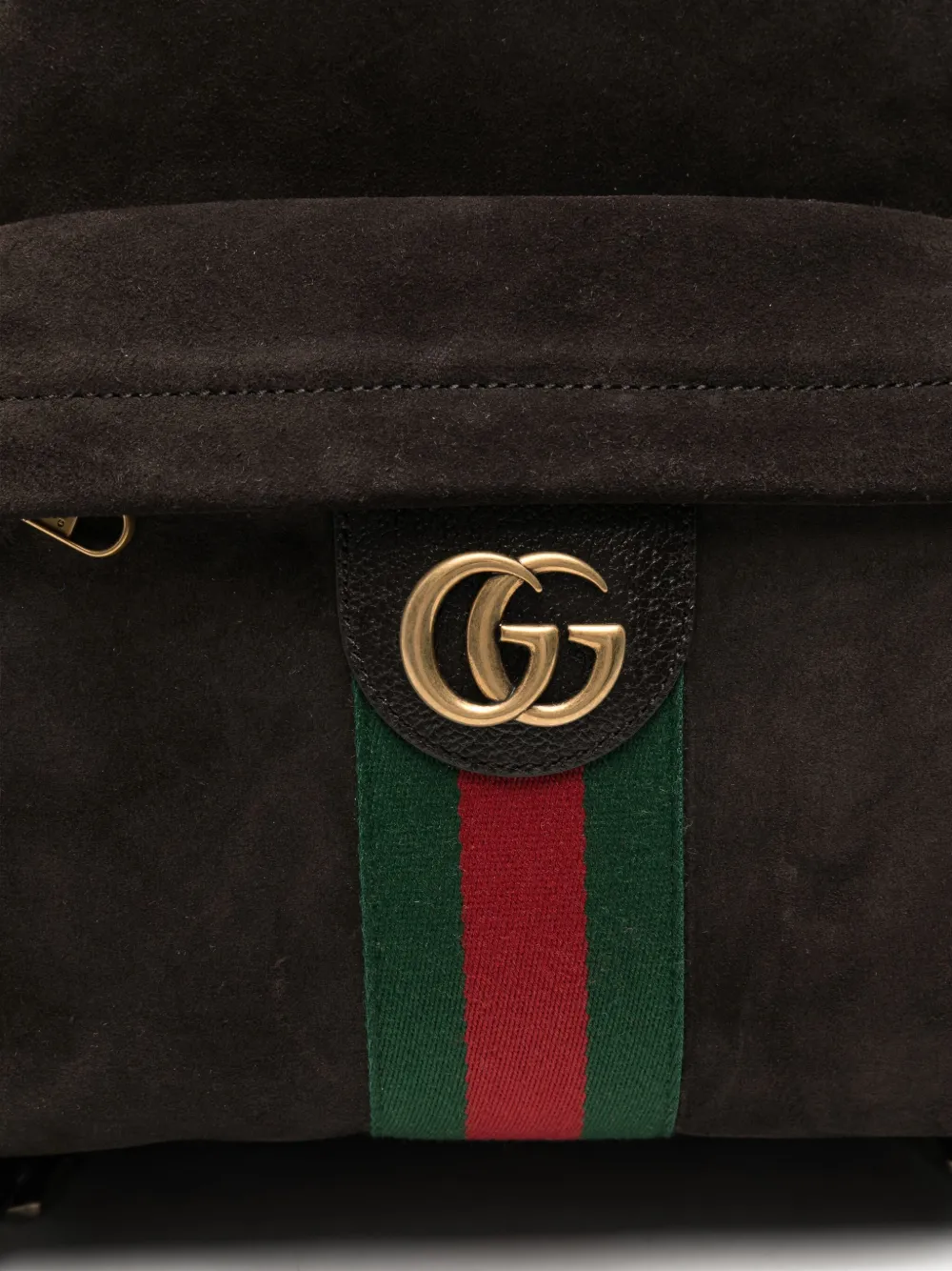 Gucci Ophidia suède rugzak Bruin