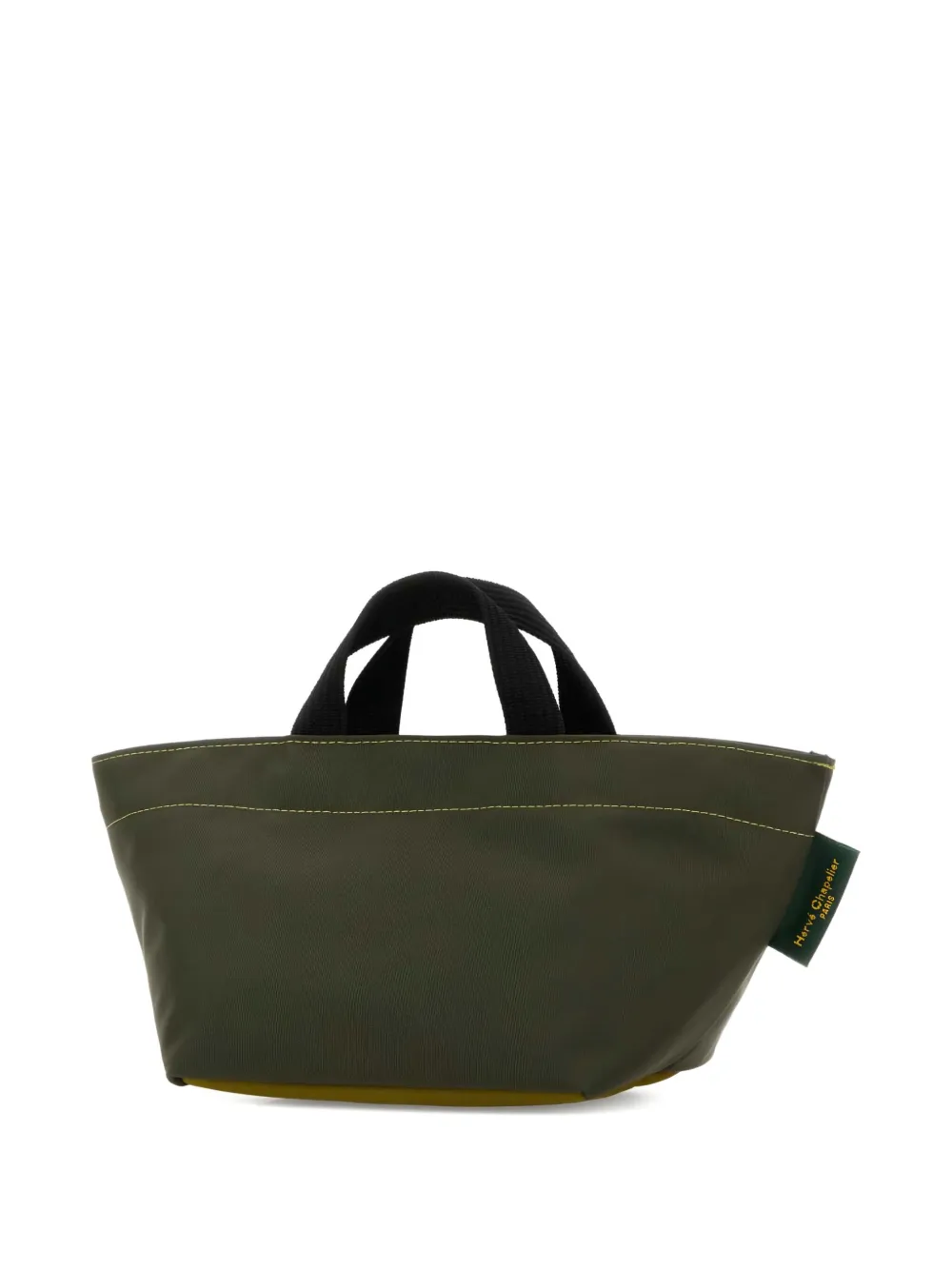 Herve Chapelier Army Green Nylon 901n Handbag In Green