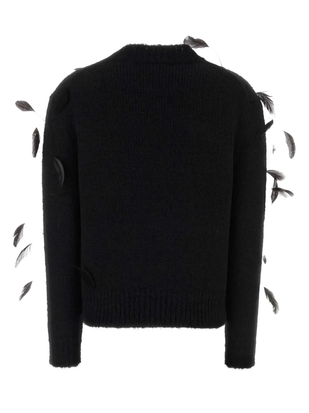 Jil Sander feather-detail sweater | Knitted Sweaters | Image 2