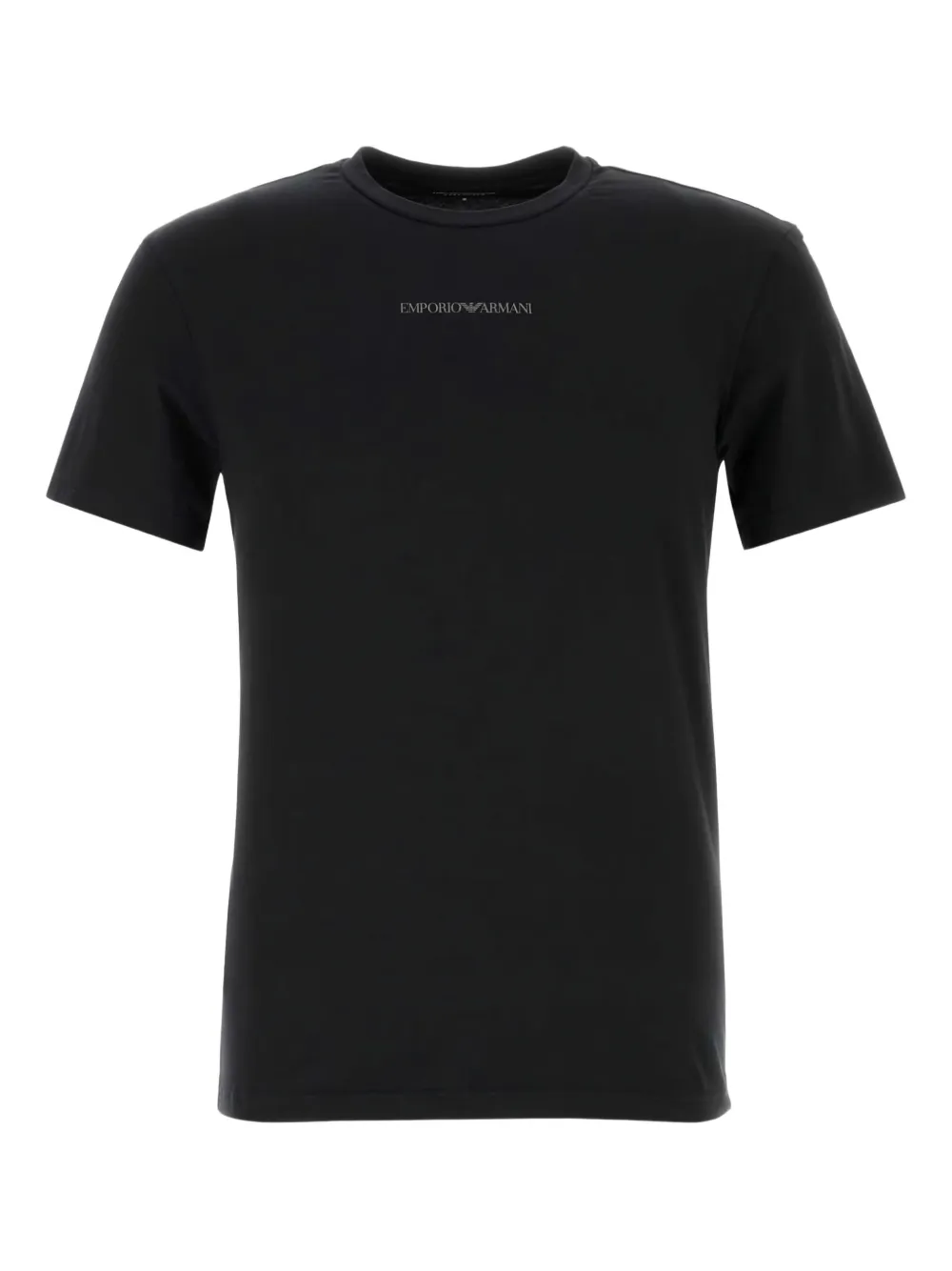 Emporio Armani pack de dos playeras con logo estampado | negro | Image 1