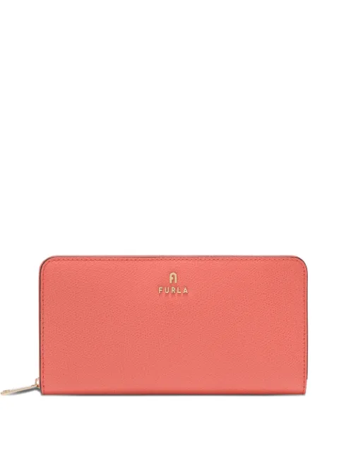 Furla XL Camelia zip-around logo wallet