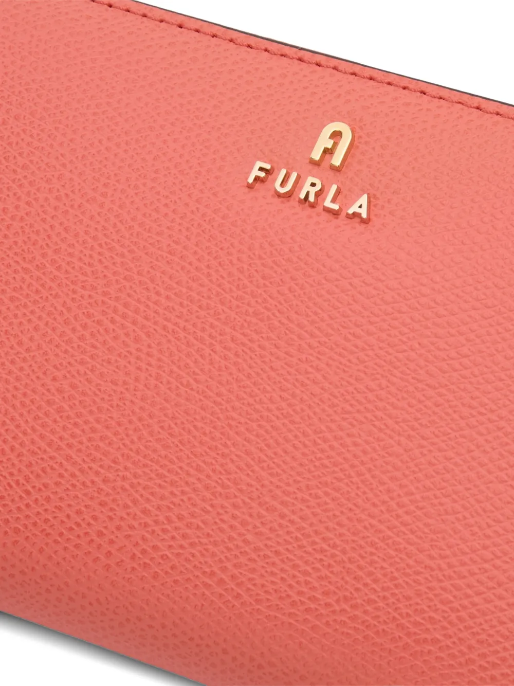 Furla XL Camelia portemonnee met rits en logo Roze