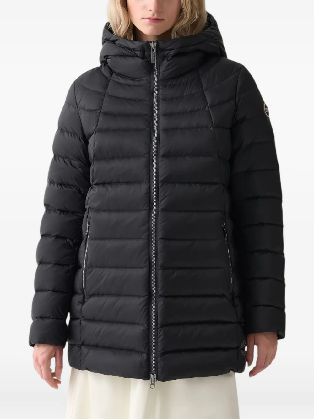 Colmar Piumino Hooded Padded Coat In Black
