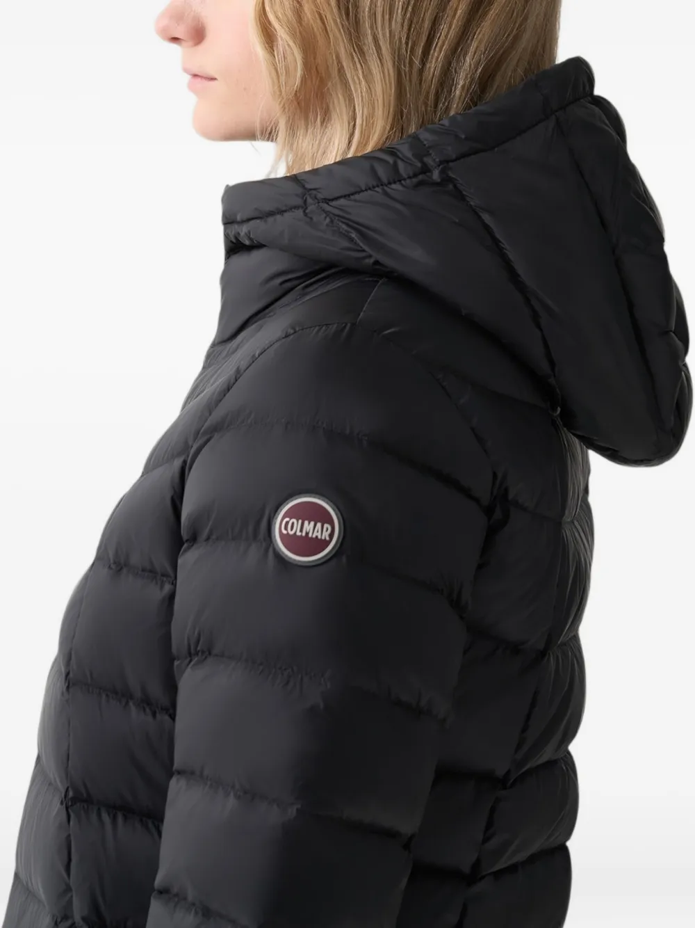 Colmar Piumino Hooded Padded Coat In Black