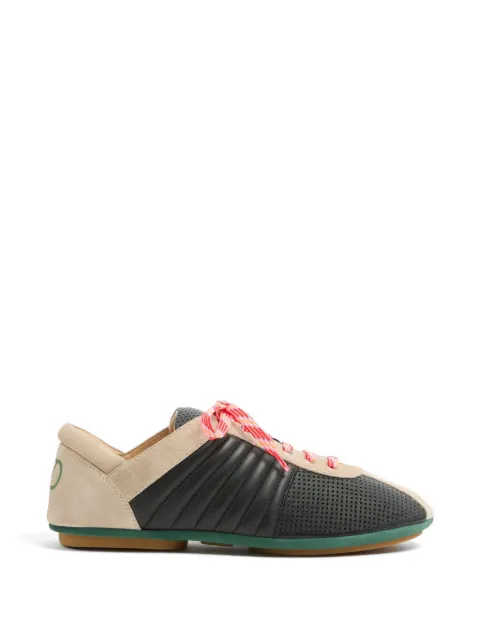 Valentino Garavani Strikie sneakers in perforated nappa and suede