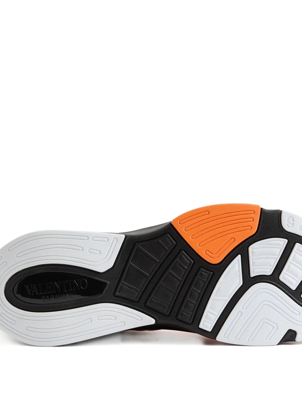 Valentino Garavani Panther Blaze low-top sneakers van ripstop stof Beige