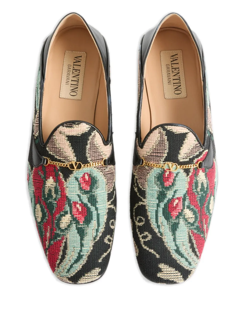 Valentino Garavani Jiggie loafers Zwart