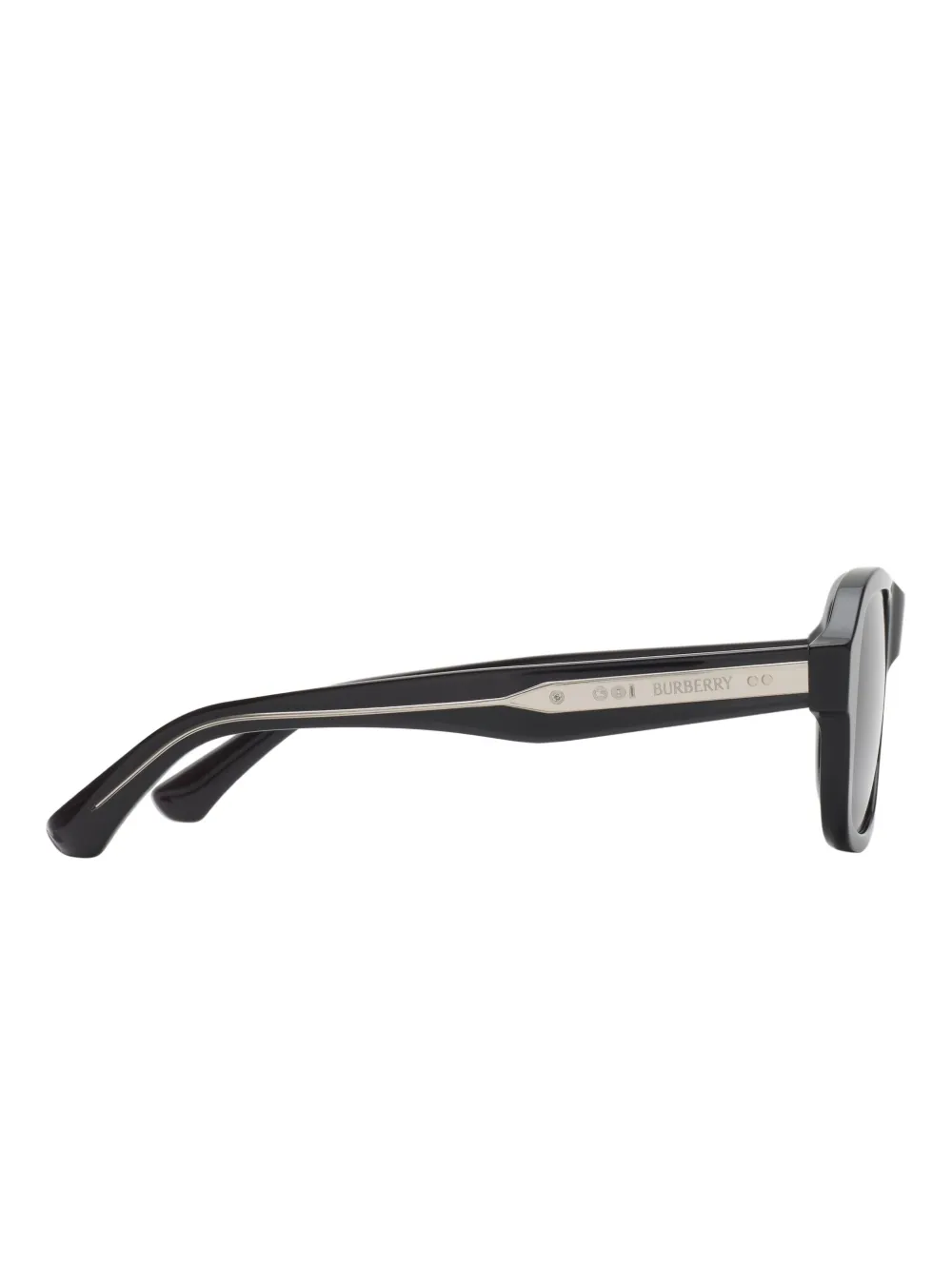 Burberry Eyewear Zonnebril met vierkant montuur Zwart