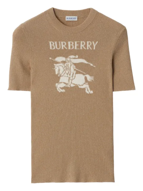 Burberry playera con motivo Equestrian Knight