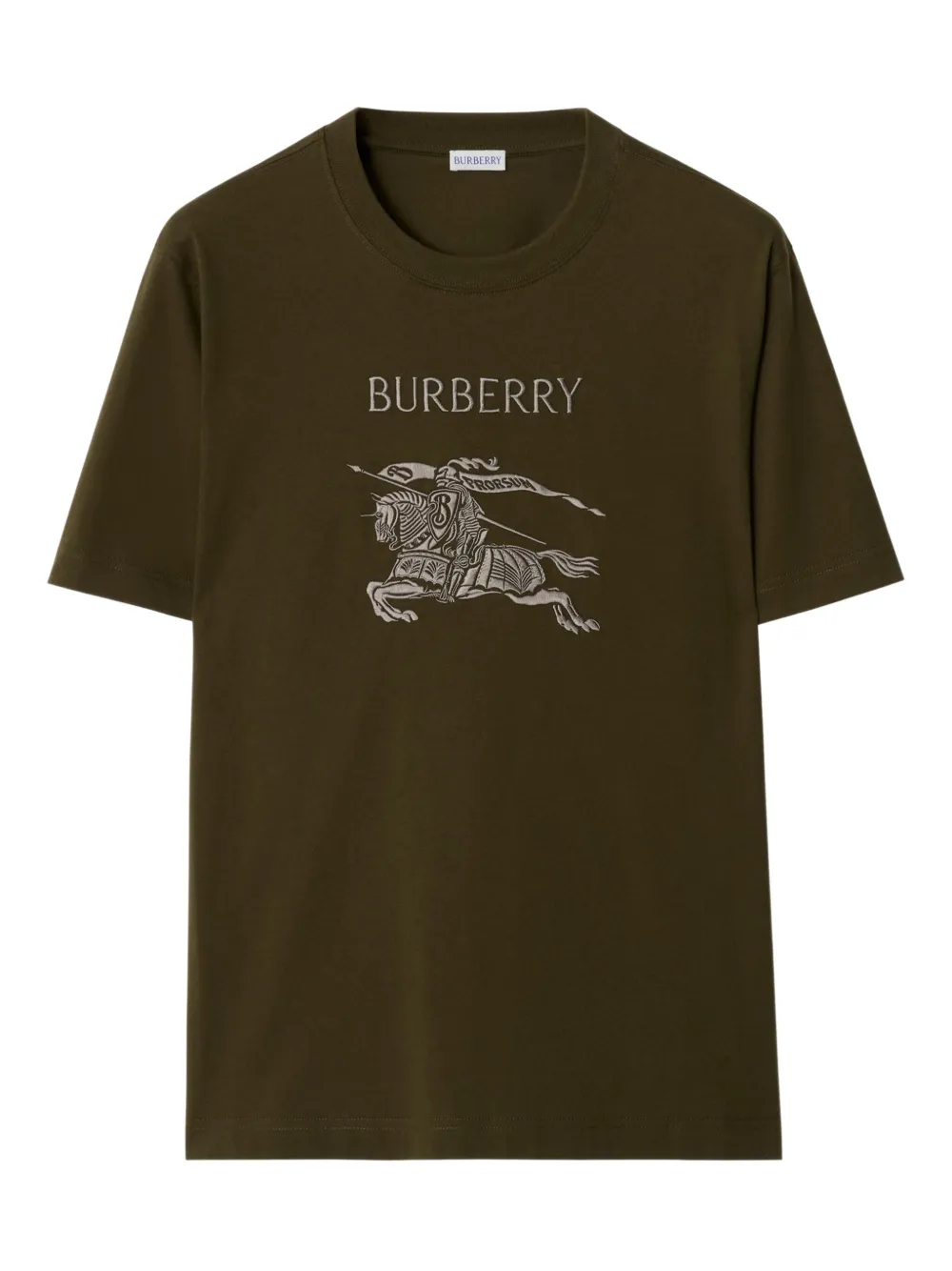 Burberry playera con logo bordado | verde | Image 1
