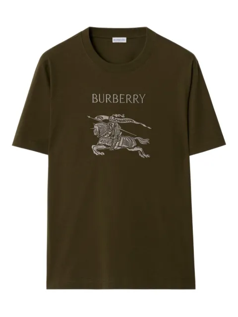 Burberry logo-embroidered T-shirt