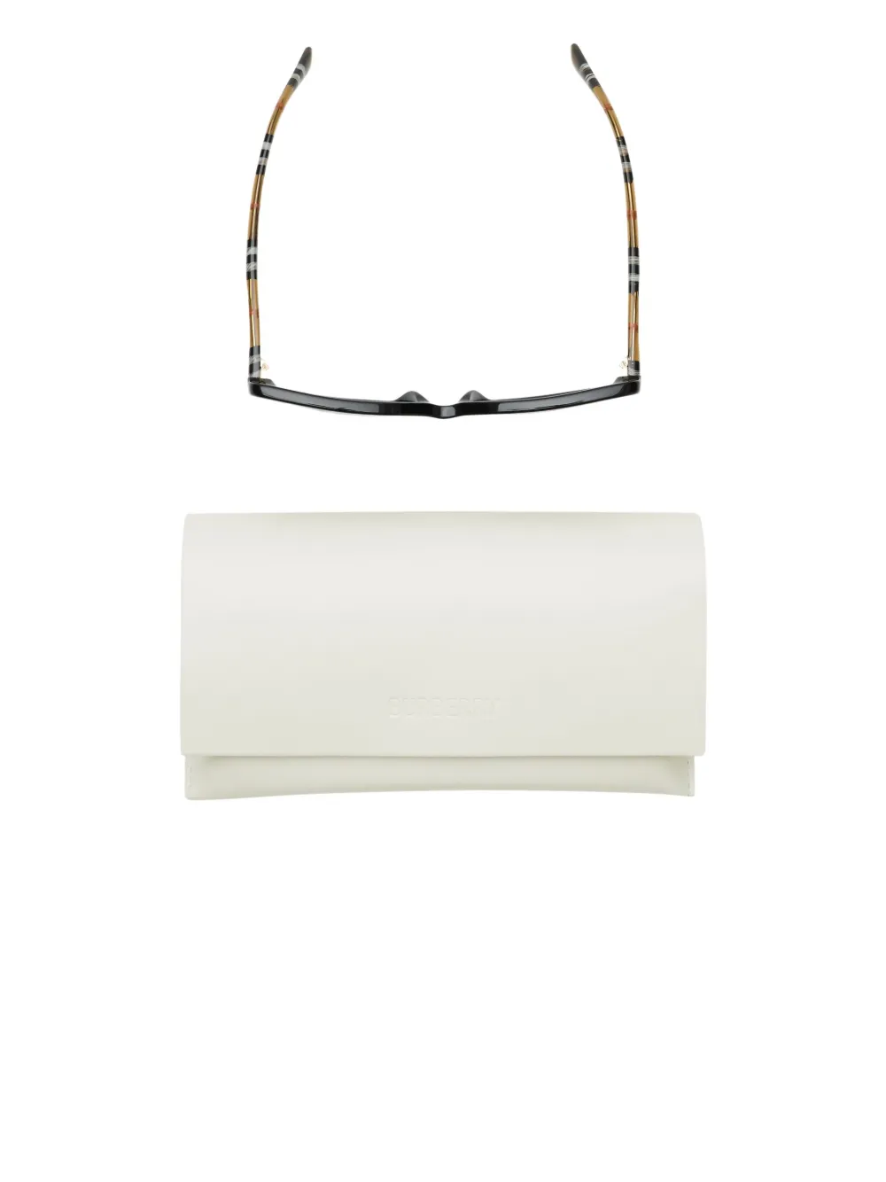 Burberry Eyewear Zonnebril met vierkant montuur Zwart