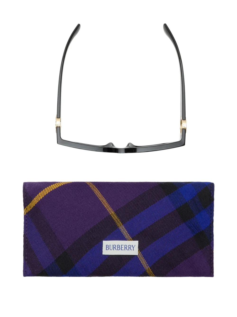 Burberry Eyewear Ekd Rectangular Sunglasses In Black