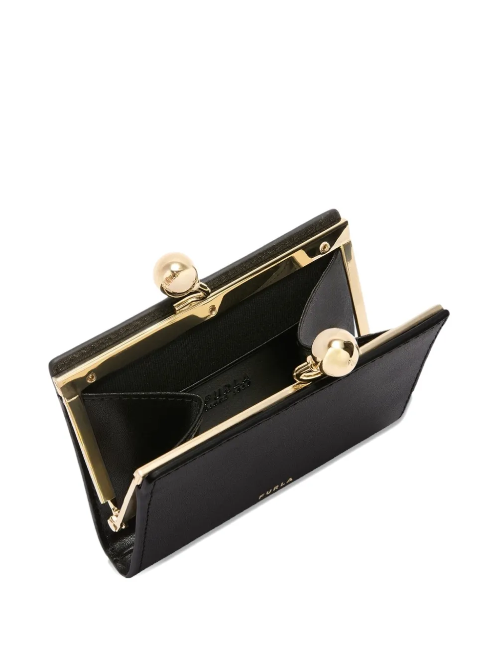 Furla Kleine Dot portemonnee Zwart