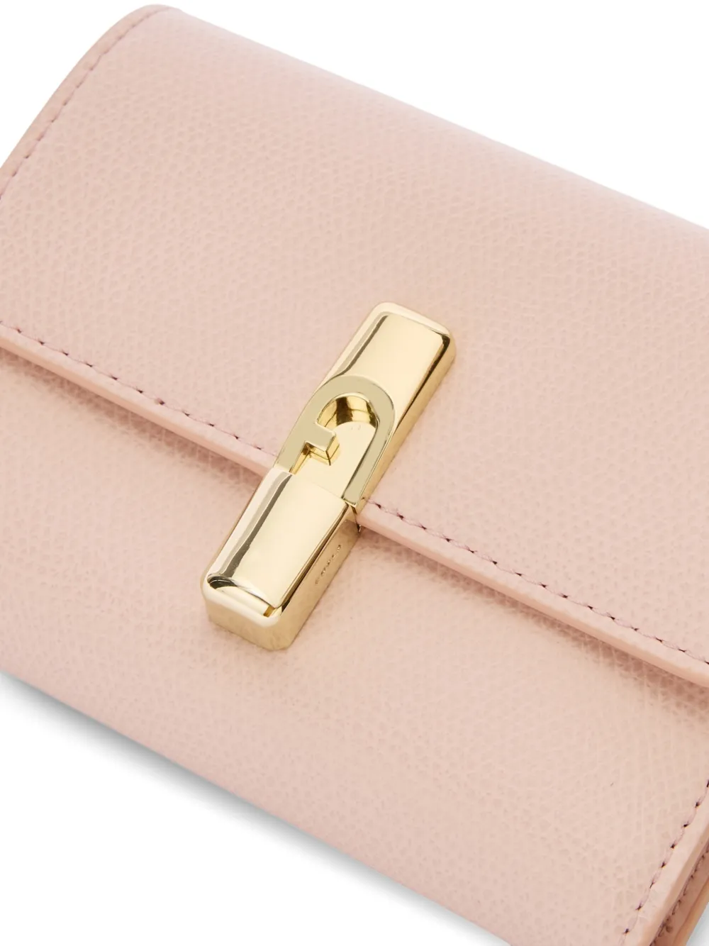 Furla Small Iride Zip-fastening Compact Wallet In Blue