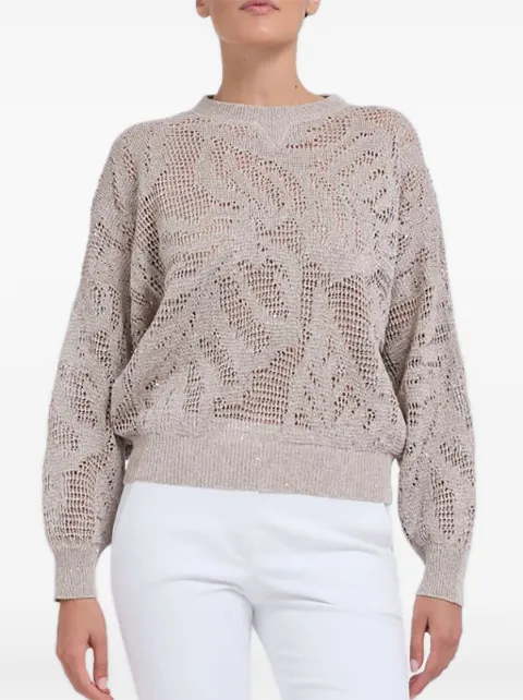 Brunello Cucinelli open-knit sweater
