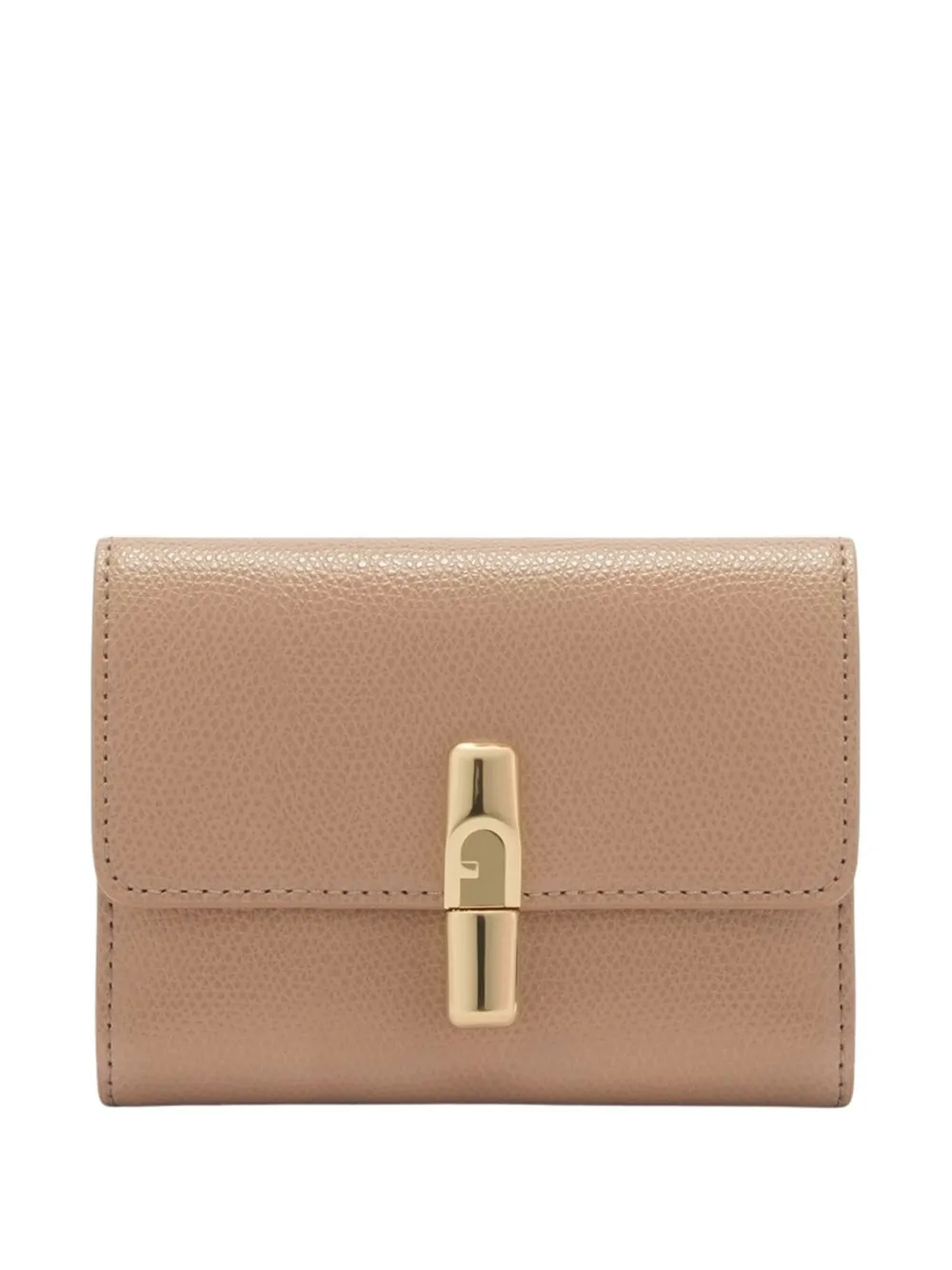 Furla Iride grained compact wallet | Neutrals | Image 1