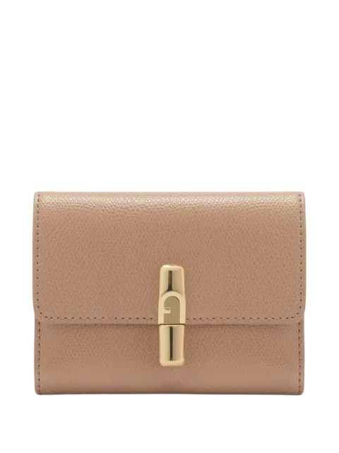 Furla Iride grained compact wallet