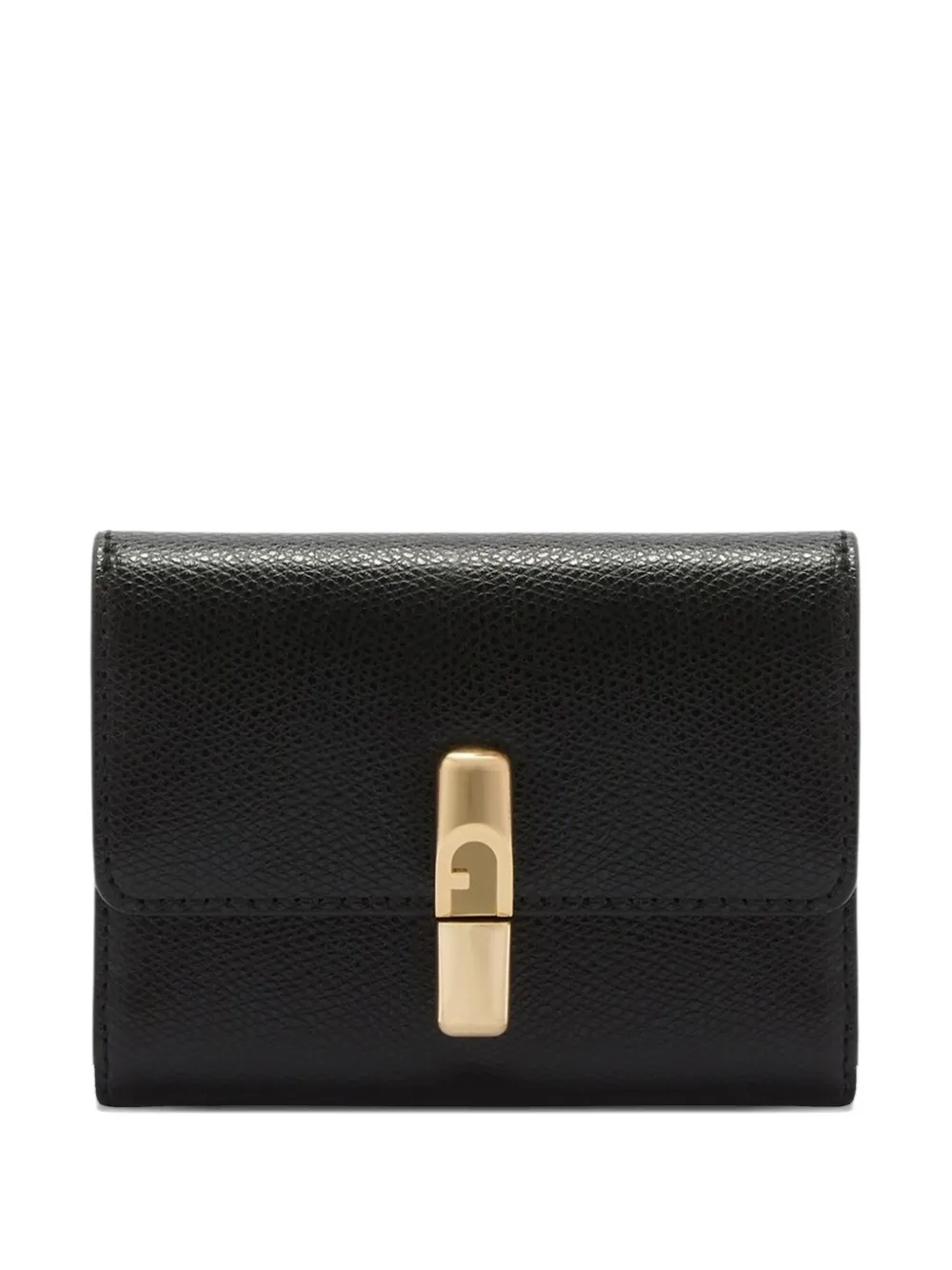 Furla small Iride grained wallet | Black | Image 1