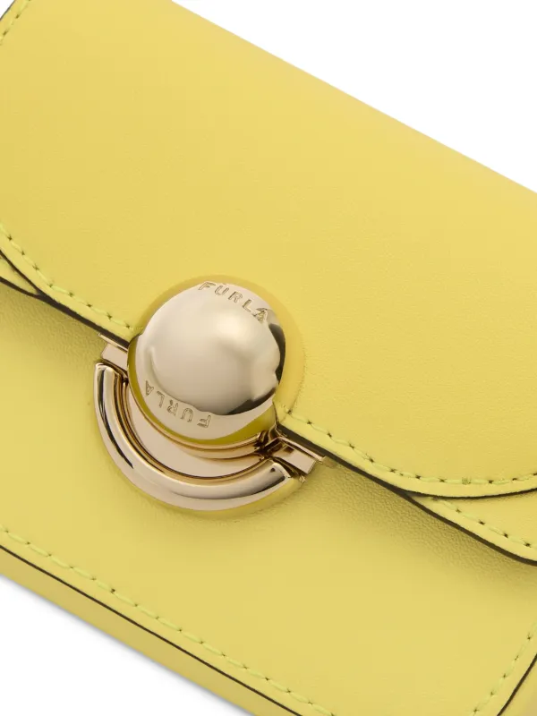 値下げ半額以下★FURLA ゴールド ケース Furla Small Sfera Coin Case | Yellow | FARFETCH