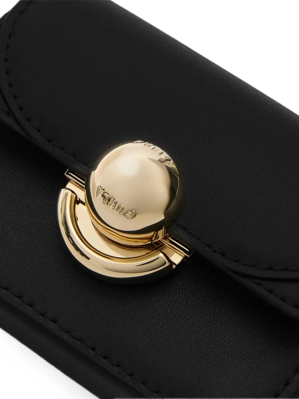 Furla Sfera schoudertas met logodetail Zwart