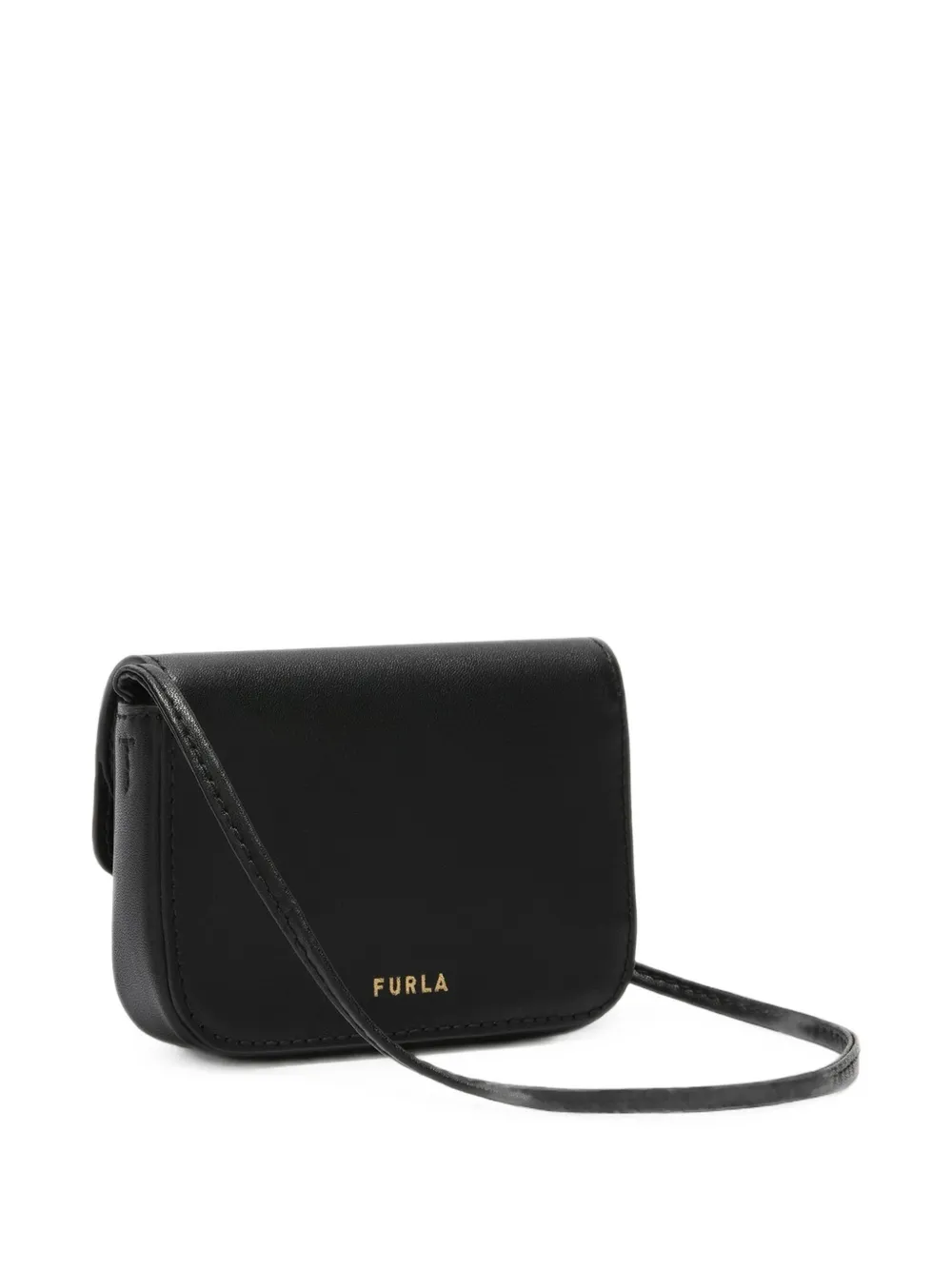 Furla Sfera schoudertas met logodetail Zwart