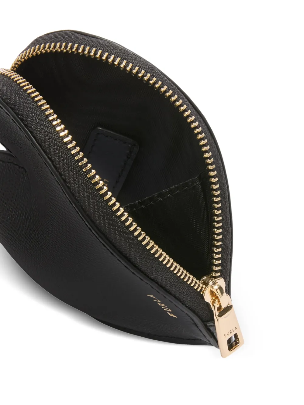 Furla Kleine Laura portemonnee met hart Zwart