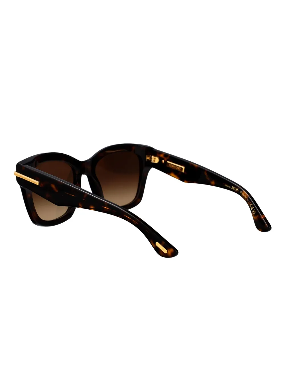 TOM FORD Eyewear Zonnebril met vierkant montuur Bruin