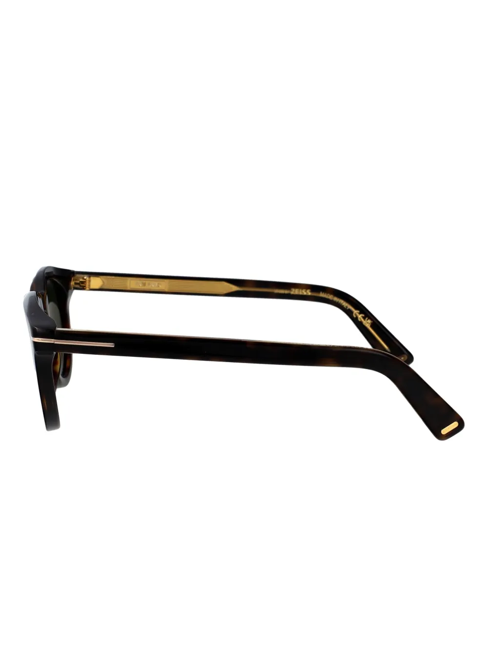 TOM FORD Eyewear Zonnebril met rond montuur Bruin