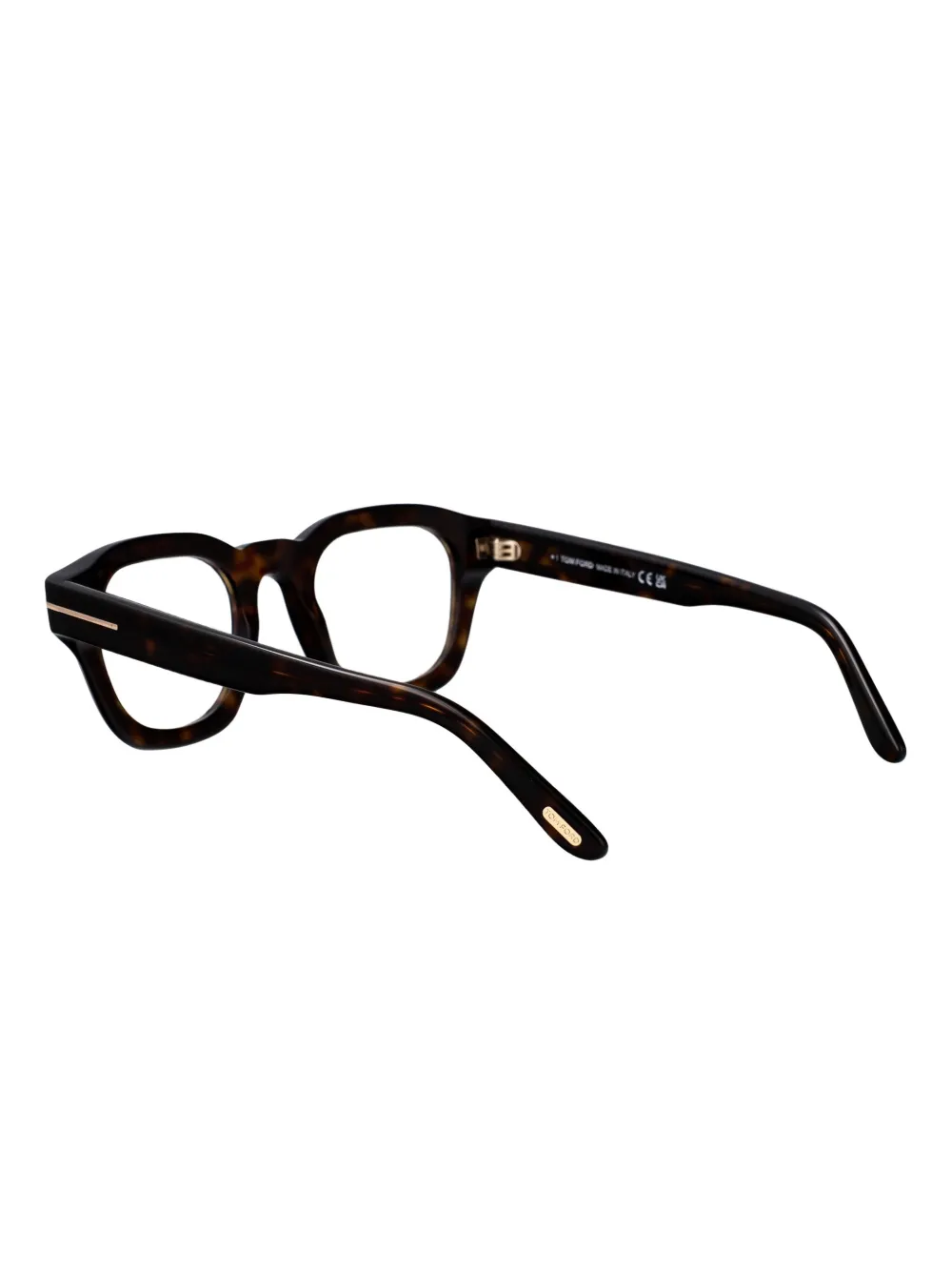 TOM FORD Eyewear Bril met vierkant montuur Bruin