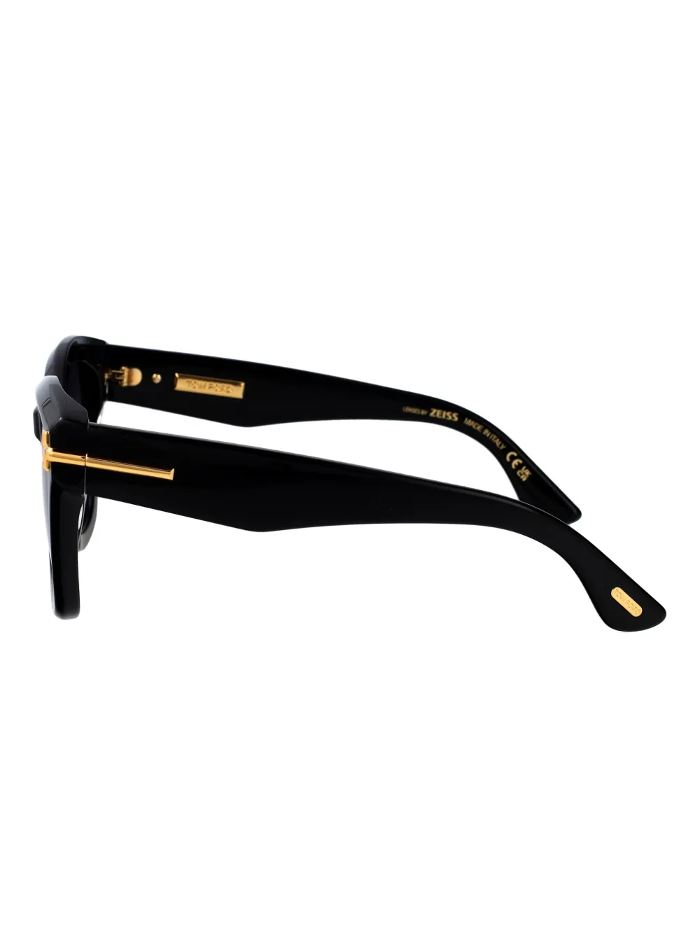 TOM FORD Eyewear Zonnebril met vierkant montuur Zwart