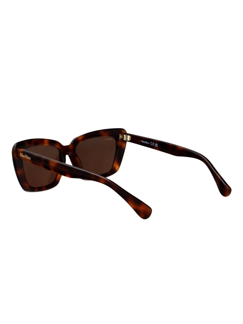 Max Mara Eyewear Elizabeth zonnebril met vierkant montuur Bruin