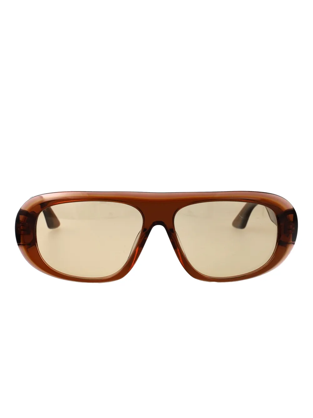 GCDS geometric sunglasses | Brown | Image 1